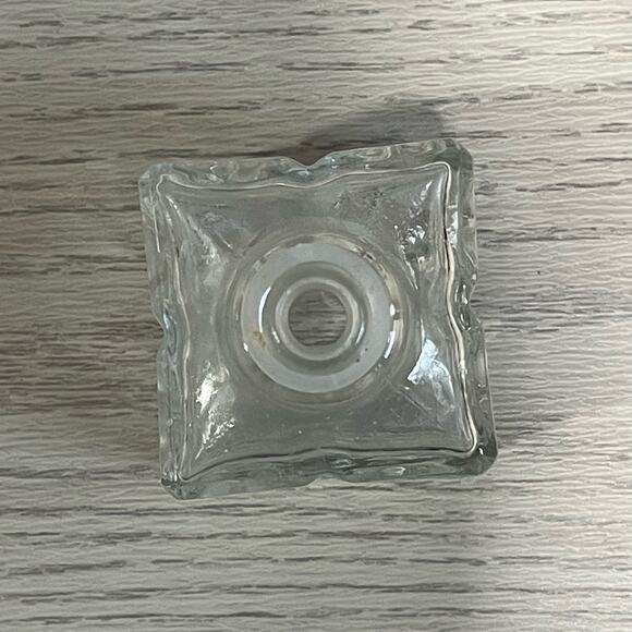 Vintage 1961 Seagrams Calvert Whiskey Square Glass Decanter with Stopper D-126 - Picture 9 of 16